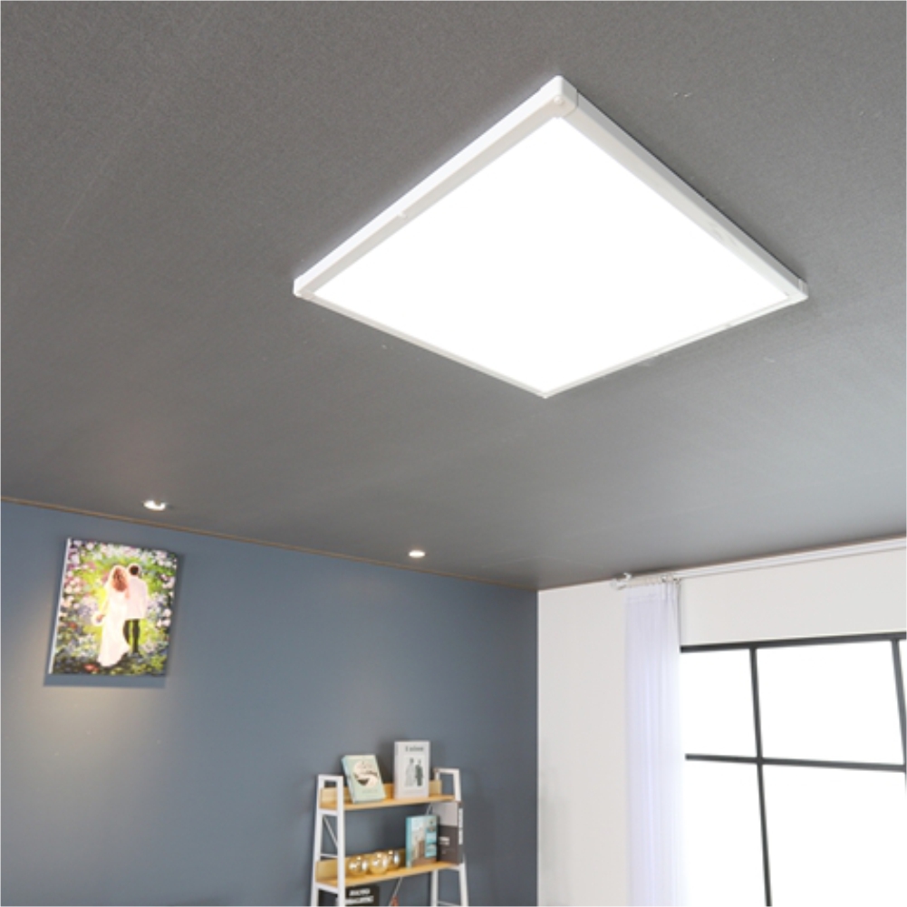 LED 엣지 더스타일 평판 조명 640×640mm 50W 주광색 전등 비츠온 - 상품 이미지