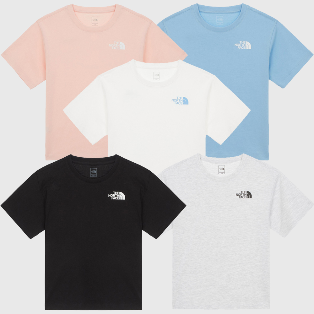 노스페이스 키즈 반팔 여름 아동 주니어 면 반팔 티셔츠 NT7UR02S