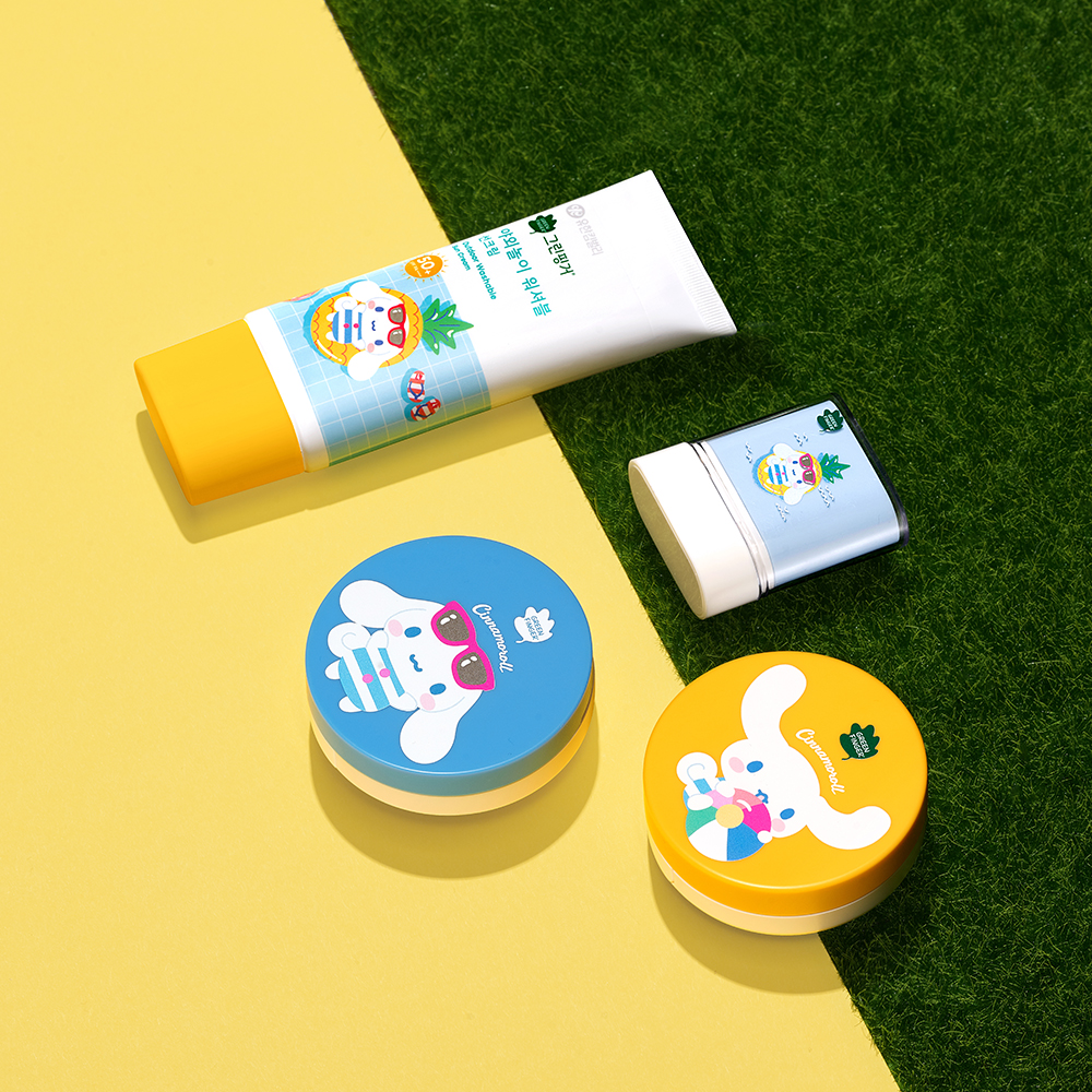 [1+1] NEW 그린핑거 시나모롤 한정판 에디션 순한 선쿠션 12g