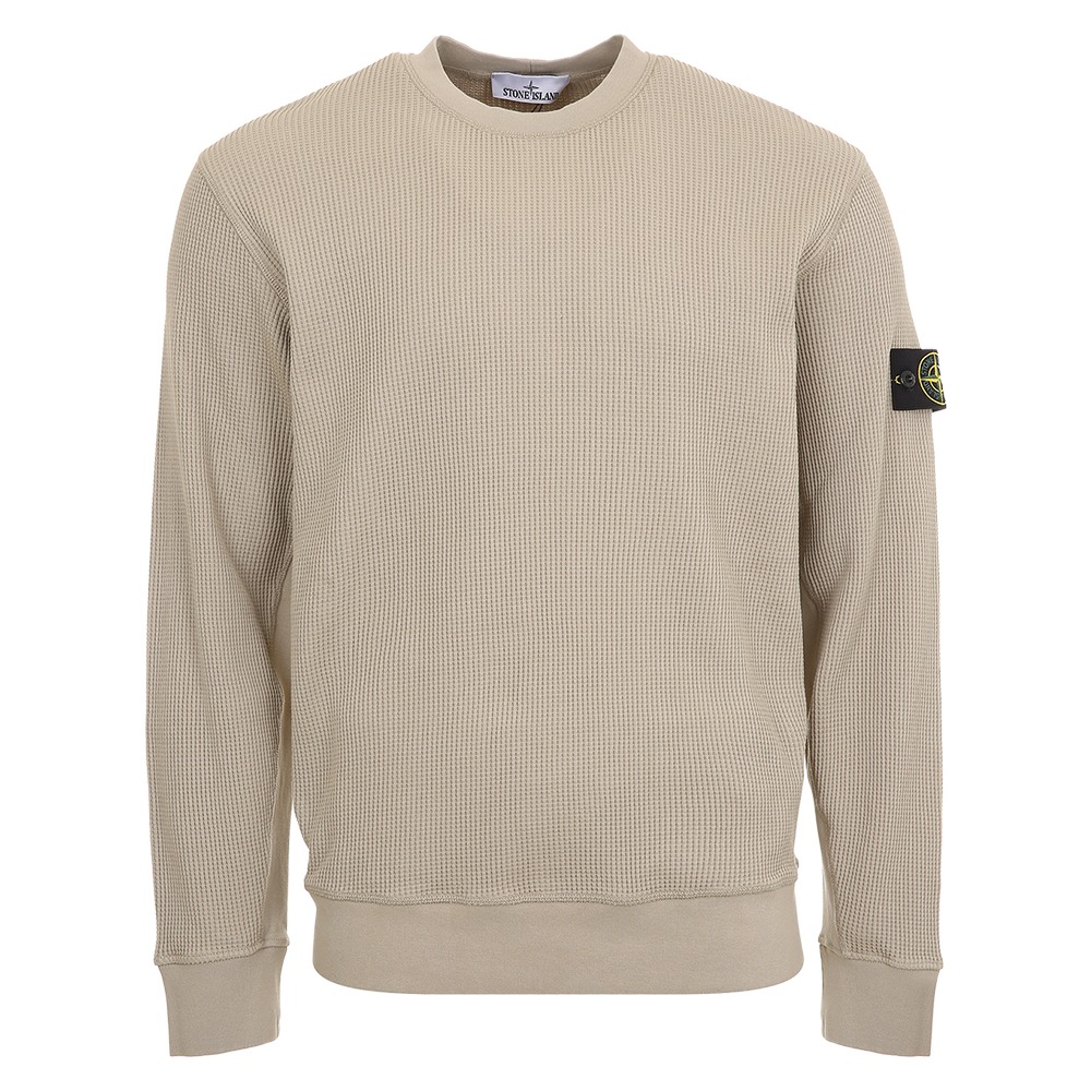 스톤아일랜드 컴퍼스 패치 샌드 맨투맨 K1S156100008S0044 V009A (2025 S/S) XL - 상품 이미지