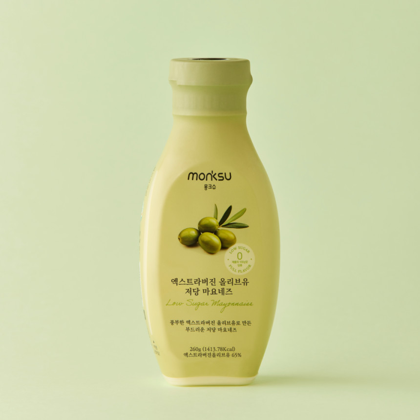 몽크슈 저당 엑스트라버진 올리브유 마요네즈 소스 올리브오일 65%함유 260g 사진 6