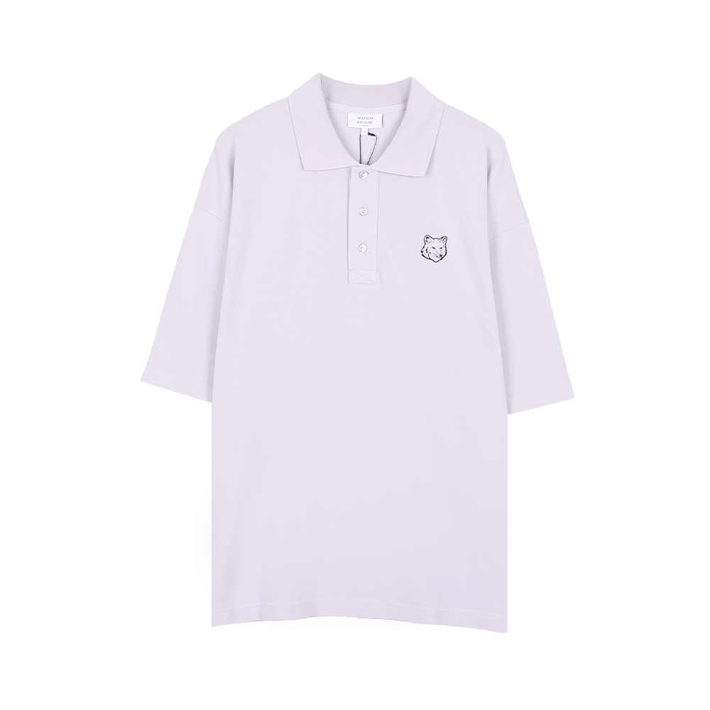 메종키츠네 오버사이즈 폴로 반팔 MM00202KJ7010 0173 (2025 S/S) XL - 상품 이미지
