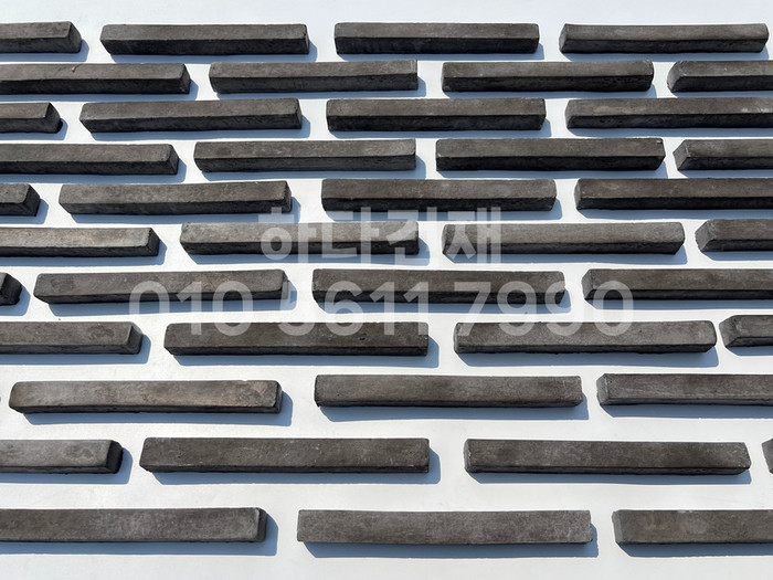 직선와편 일자와편 / 하다건재 전통담장타일 와편타일