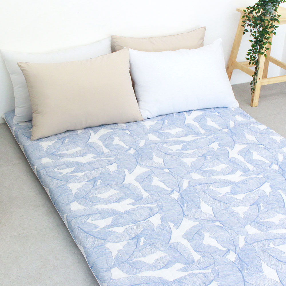 아르떼베딩 시원한 리플 시어서커 여름 미끄럼방지 냉감 이불 바닥 요매트 리프 S