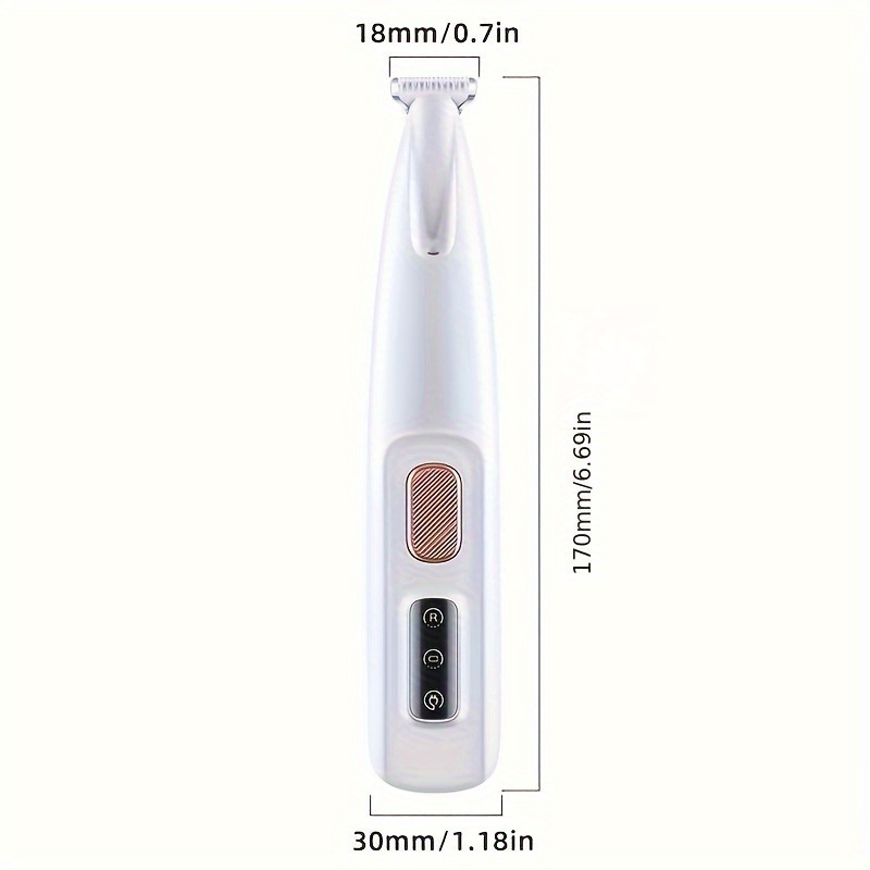 반려동물 발 털 깎는 기계 18mm 블레이드 LED 보조등 강아지 이발도구 - 상세 이미지 5