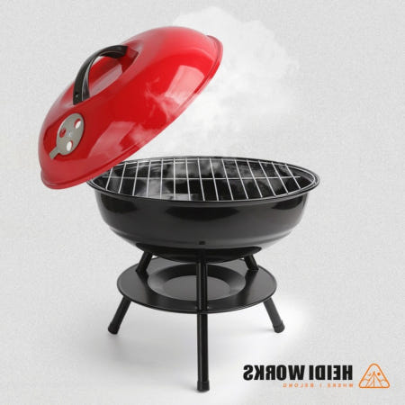 바베큐 그릴 화로 캠핑 숯불 불판 직화 뚜껑 야외