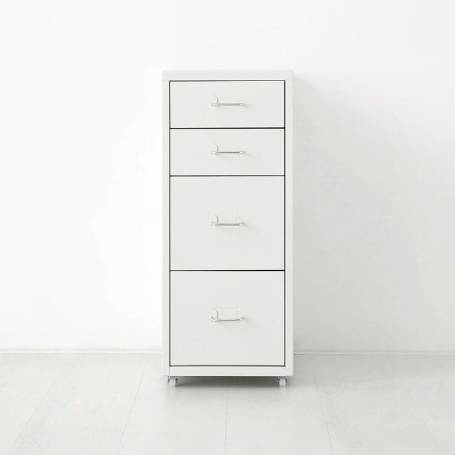 피하 서랍장 28x41x69, 2.2단, 화이트 0286.2695