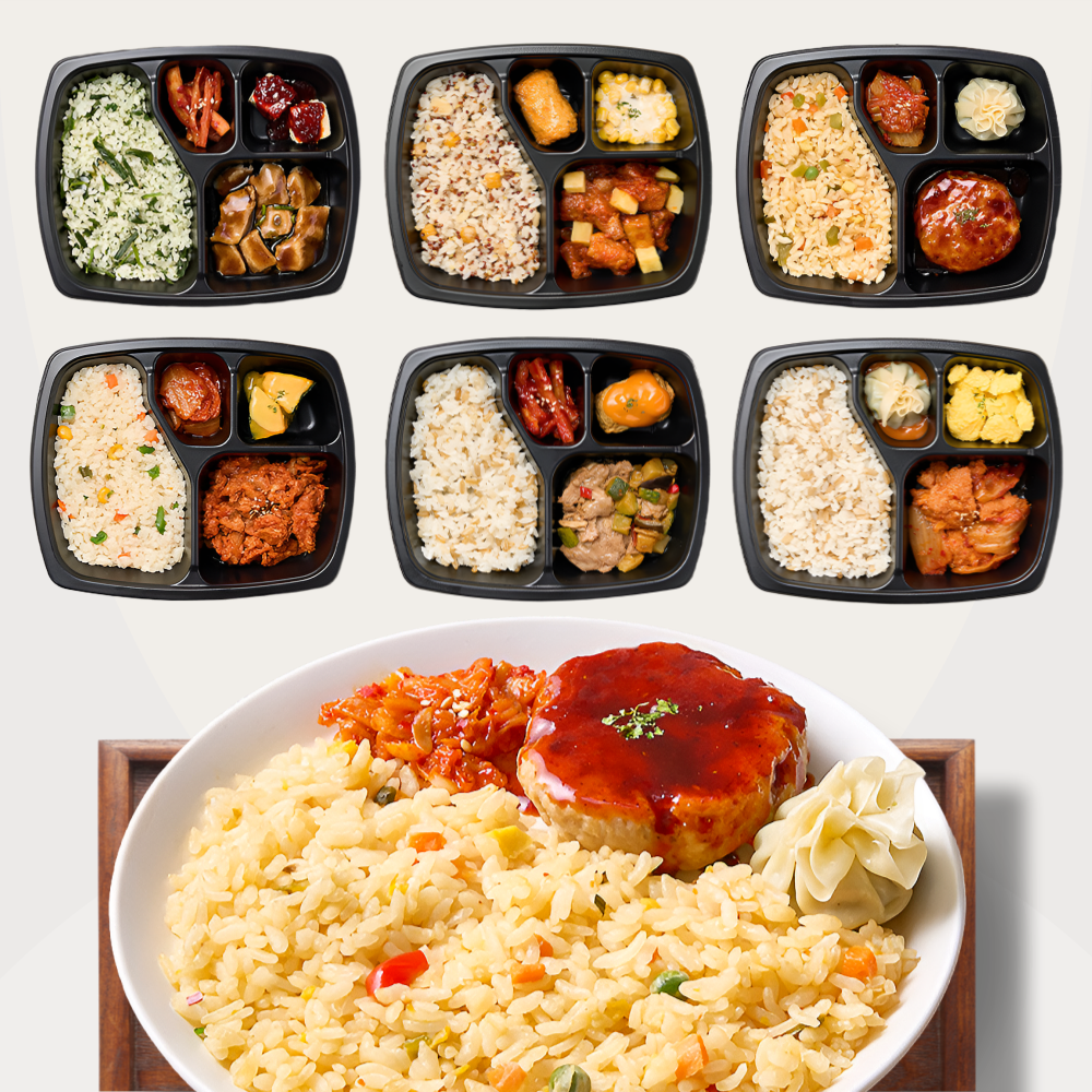 시즌4 냉동도시락 반찬 6종12팩 단백질 아침식사 점심도시락배달 저녁 직장인 건강식 2주