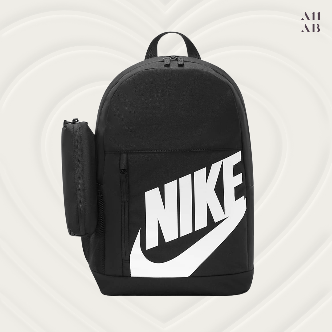 [오늘출발] 나이키 키즈 백팩 가벼운 책가방 초등학생 어린이 학원 보조 소풍 가방 엘리멘탈(블랙)