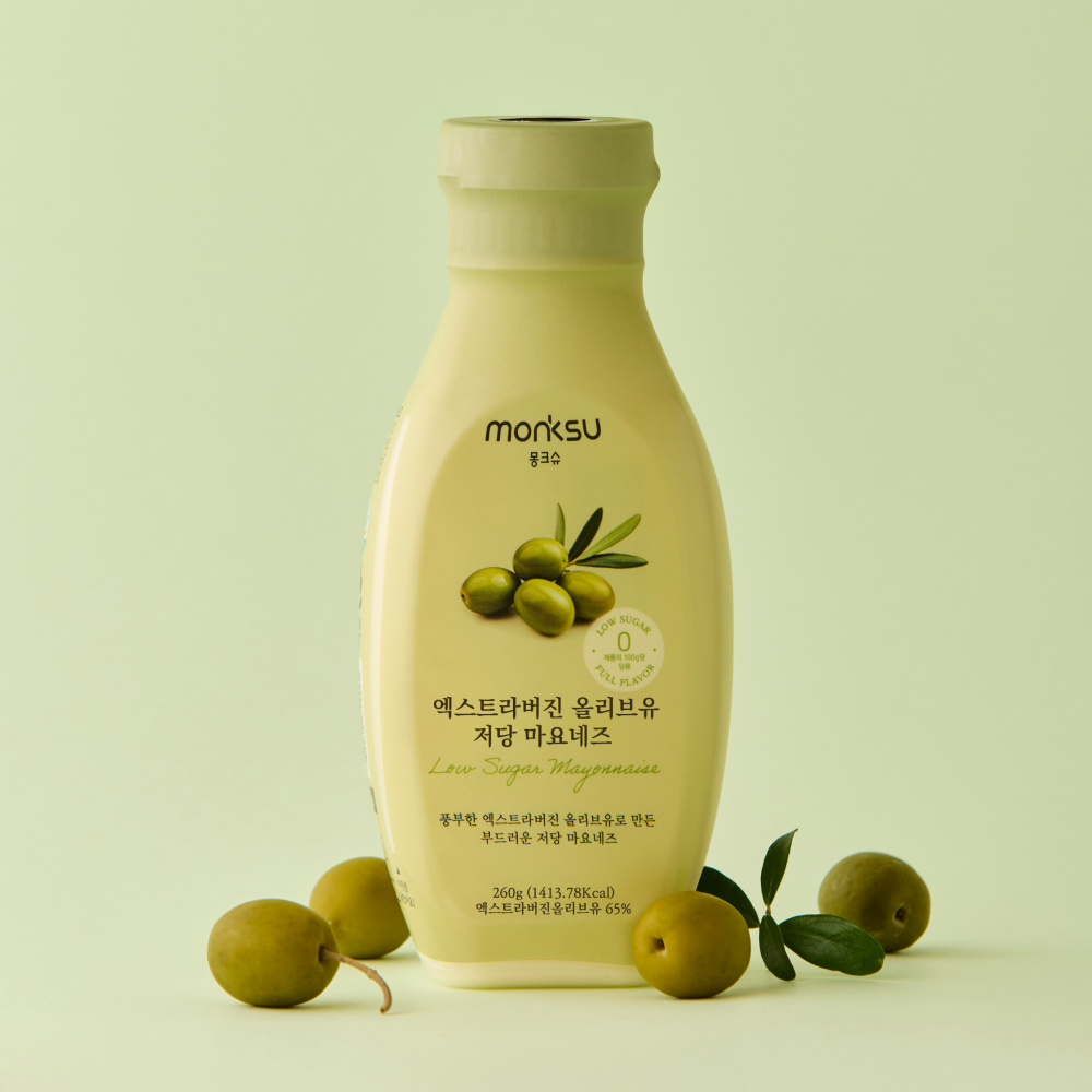 몽크슈 엑스트라버진 올리브유 올리브오일 저당 마요네즈 소스 - 메인 이미지