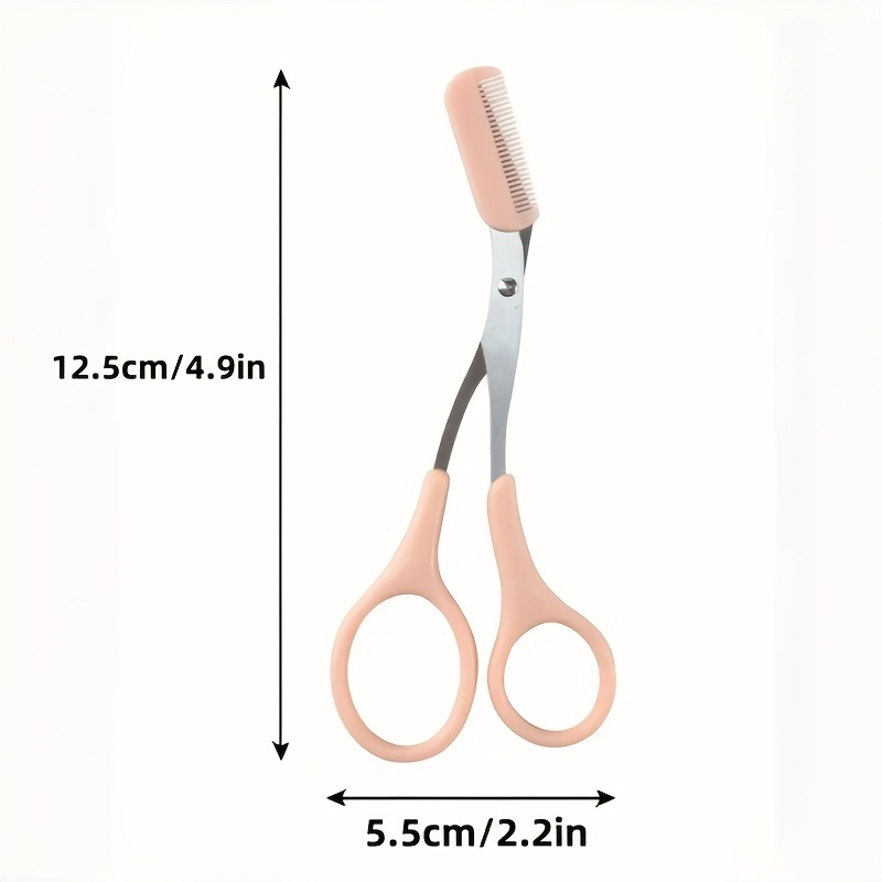 1+1 눈썹 기장 정리기 스테인리스 눈썹가위 - 상세 이미지 5