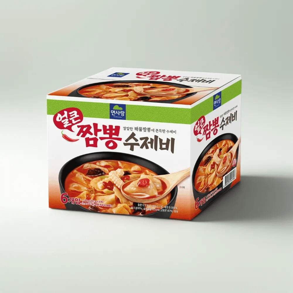 면사랑 간편조리식 얼큰짬뽕수제비 실온 : 윰토어