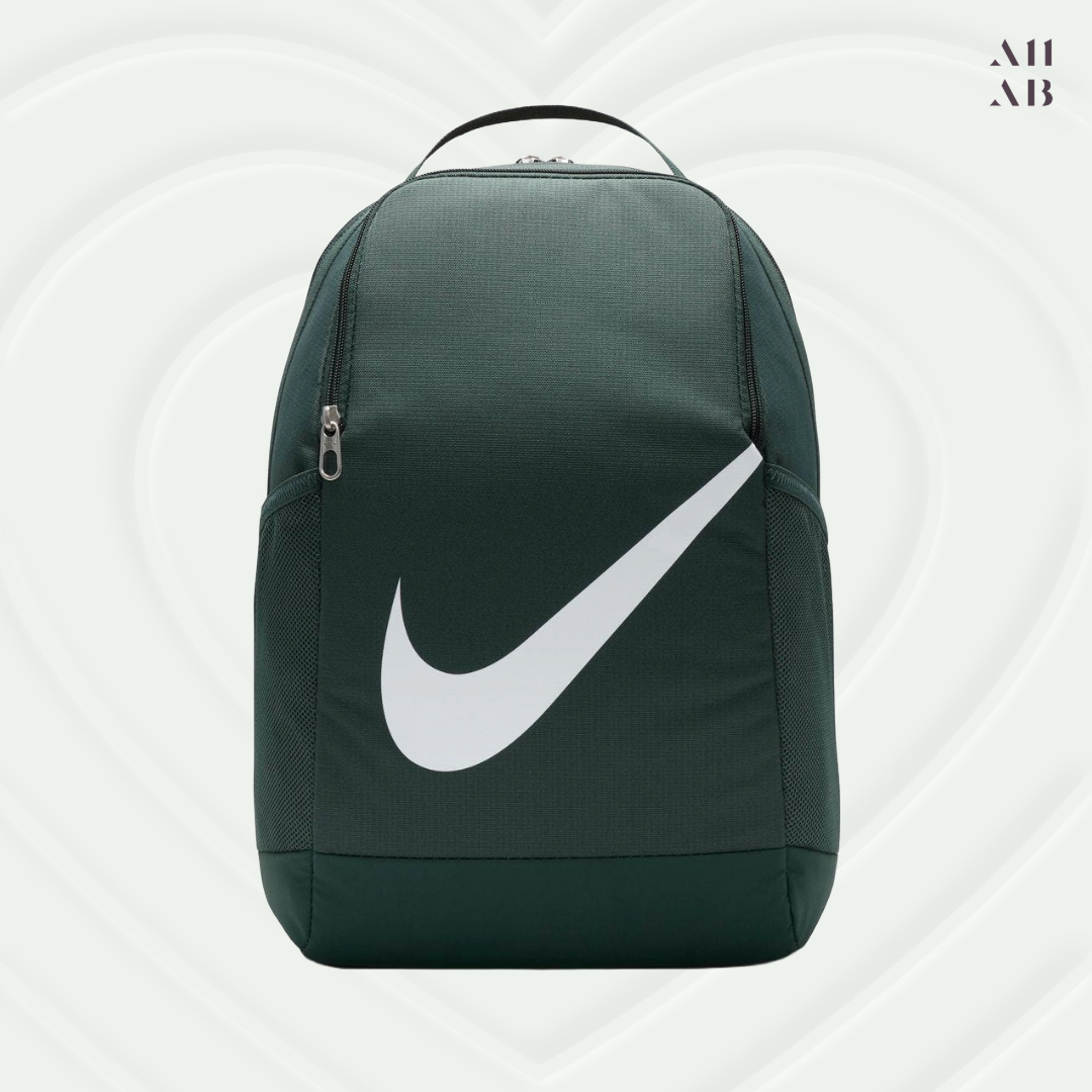 [오늘출발] 나이키 키즈 백팩 가벼운 책가방 초등학생 어린이 학원 보조 소풍 가방 브라질리아(카키그린)