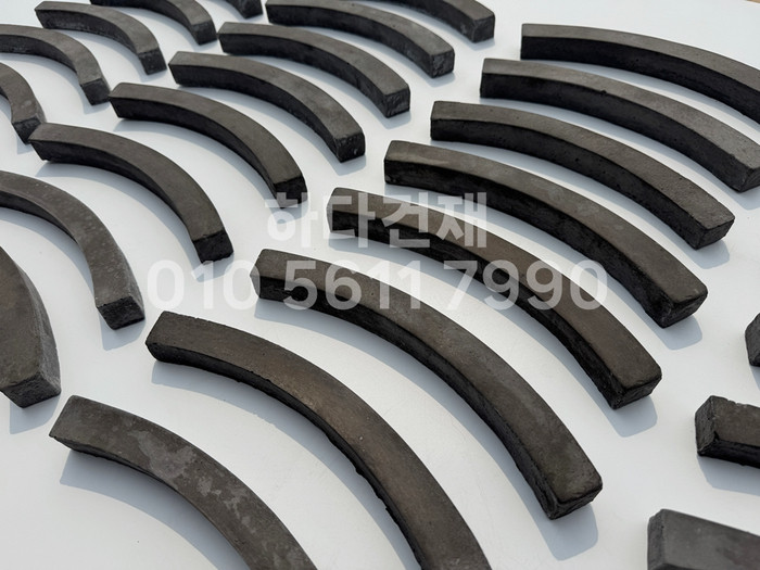 곡선와편 U와편 / 하다건재 전통담장타일 와편타일