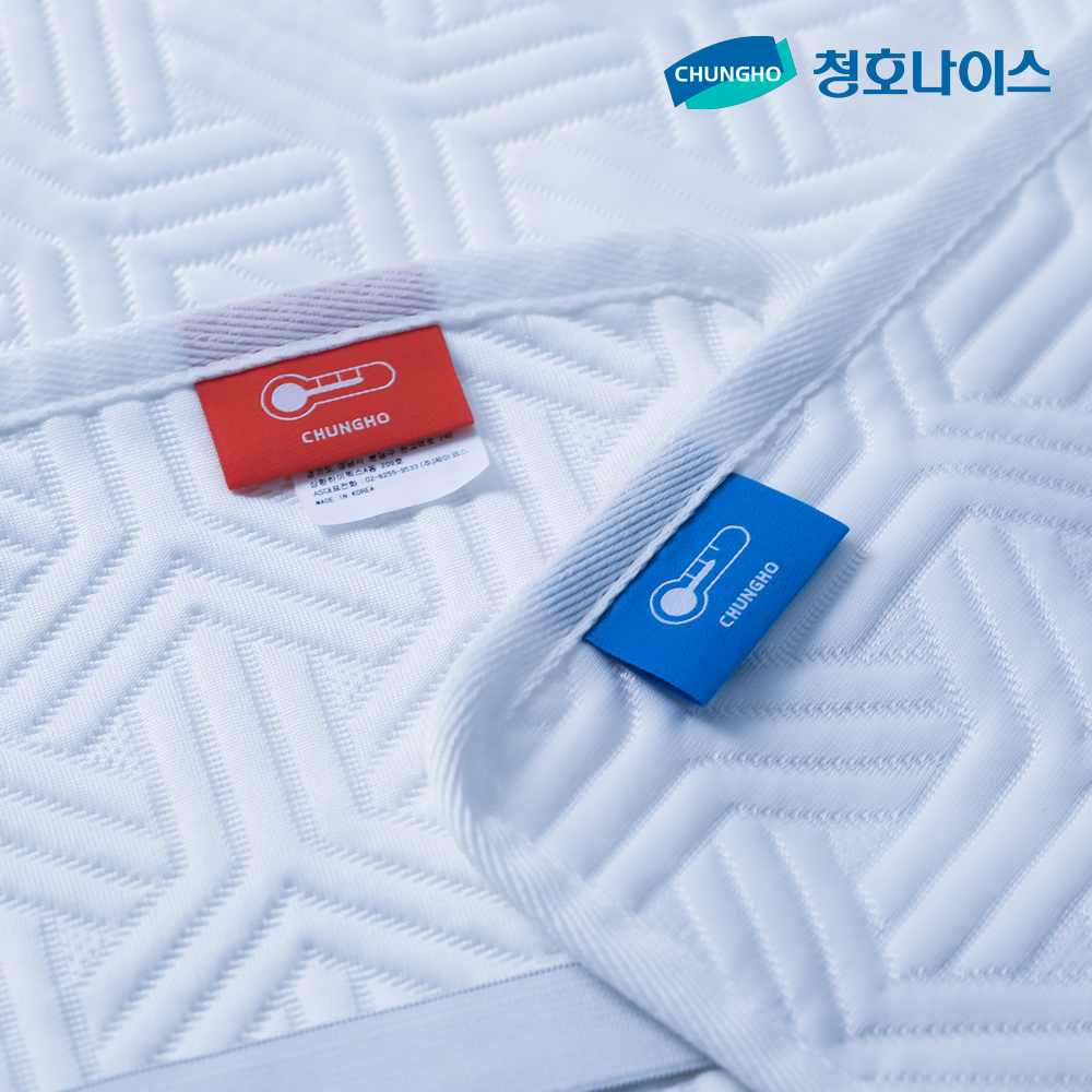 청호나이스 아이스필 얼음 냉감매트 아기용 항균 베게커버1EA 화이트, Q(퀸) - 상세 이미지 2