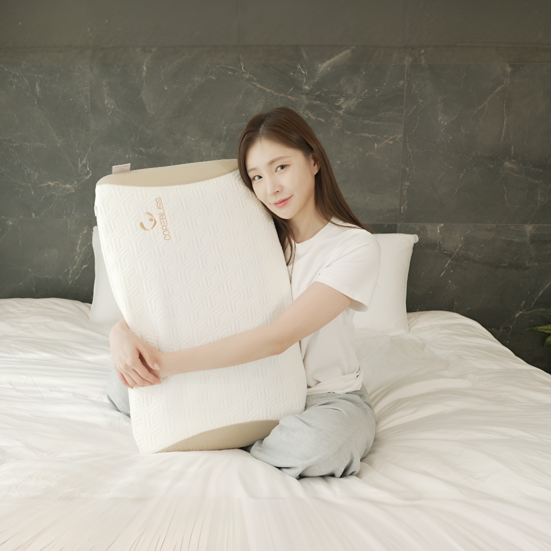 낮은베개 참숯 쿨링 여름 메모리폼 베개 쿨링커버시트 - 상세 이미지 5
