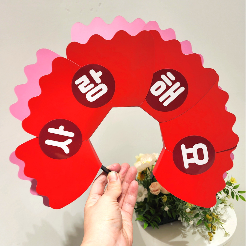 카네이션 머리띠 만들기 스승의날 어버이날 선물 이벤트 종이 인간 화환 DIY 키트 - 상세 이미지 4
