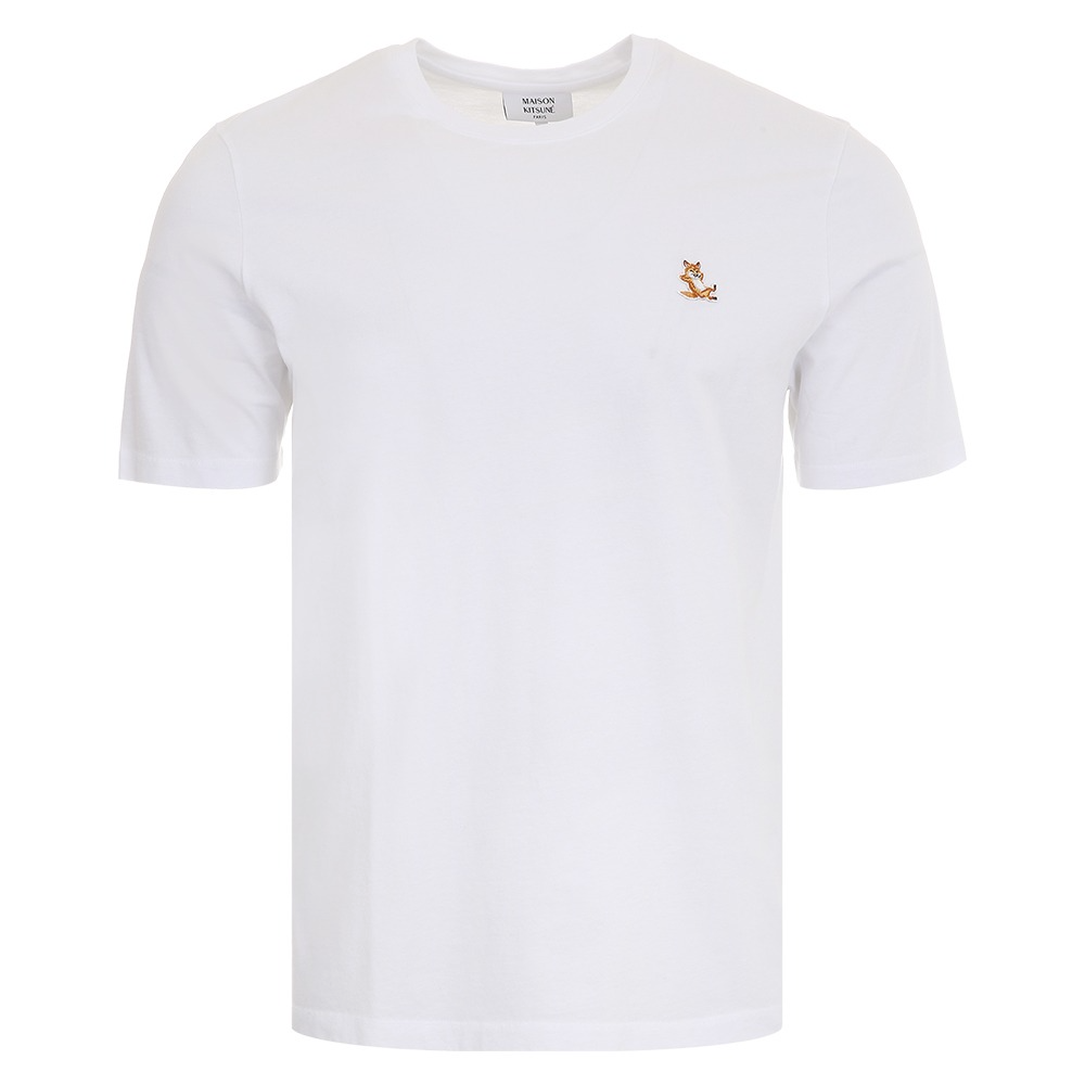 메종키츠네 칠랙스 폭스패치 반팔 LM00110KJ0008 P100 (2025 S/S) XL - 메인 이미지