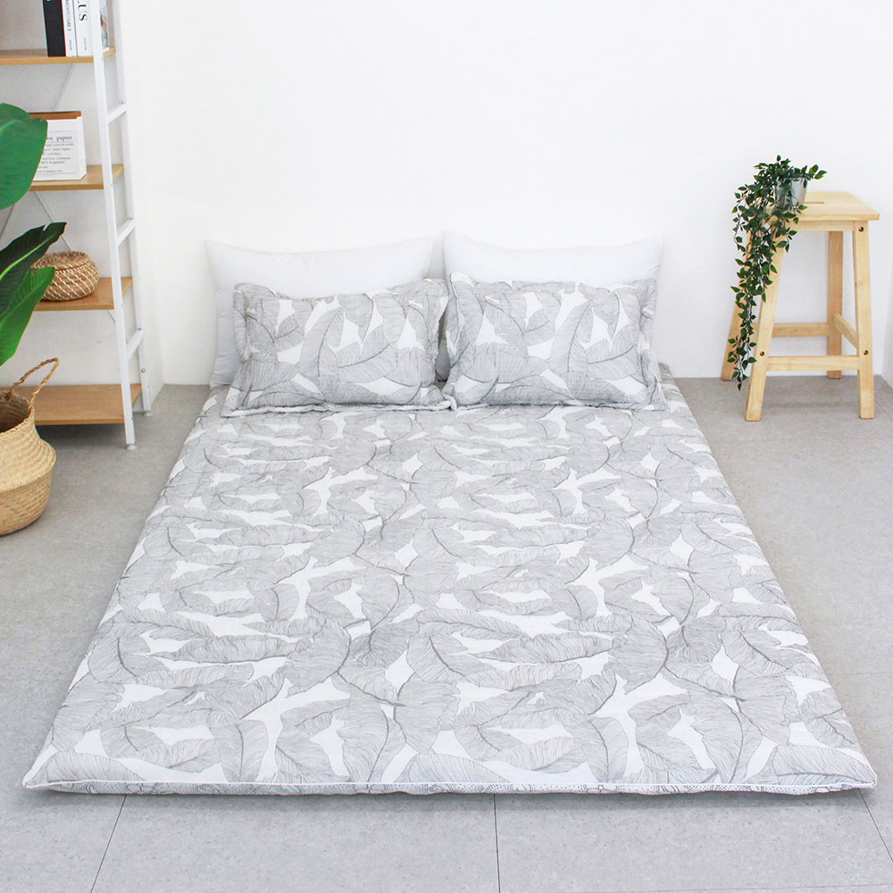 아르떼베딩 시원한 리플 시어서커 여름 미끄럼방지 냉감 이불 바닥 요매트 리프 S