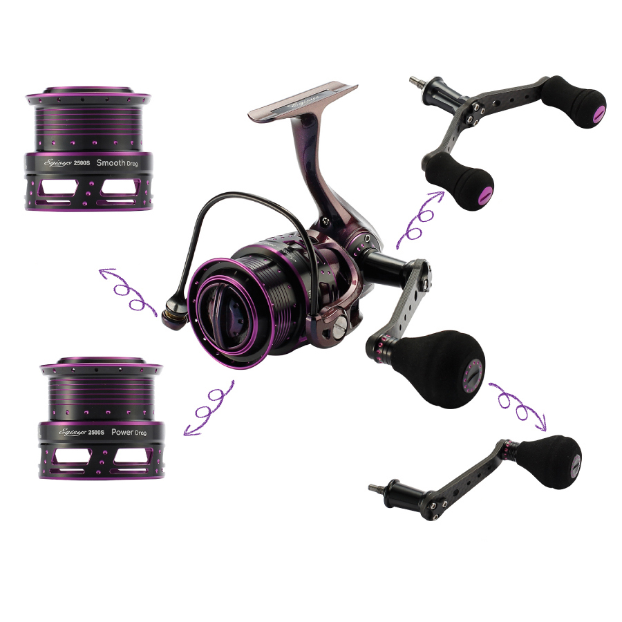 아부가르시아 에기시스 SP 2500S 에깅 스피닝릴 무늬오징어 한치 갑오징어