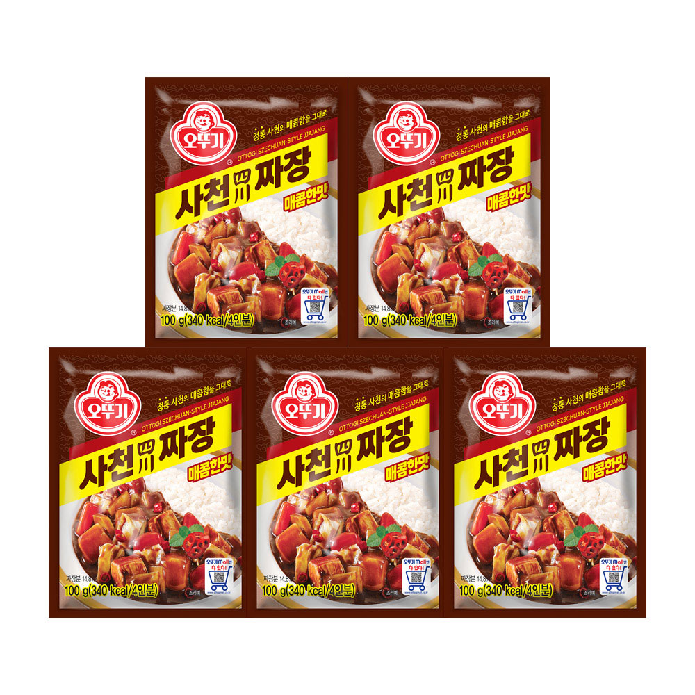 오뚜기 사천짜장 100g 5개 - 상품 이미지