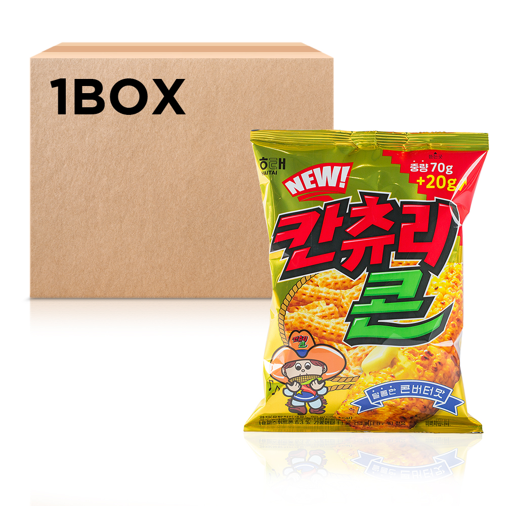 해태 칸츄리콘콘버터맛 90g 16입 - 상품 이미지