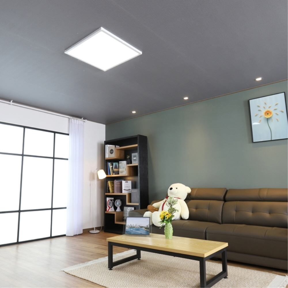 LED 엣지 더스타일 평판 조명 640×640mm 50W 주광색 전등 비츠온 - 상세 이미지 3