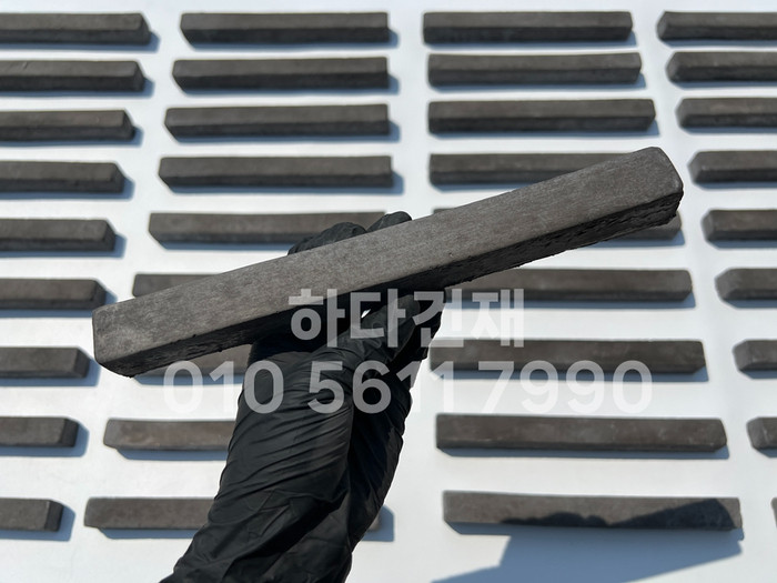 직선와편 일자와편 / 하다건재 전통담장타일 와편타일