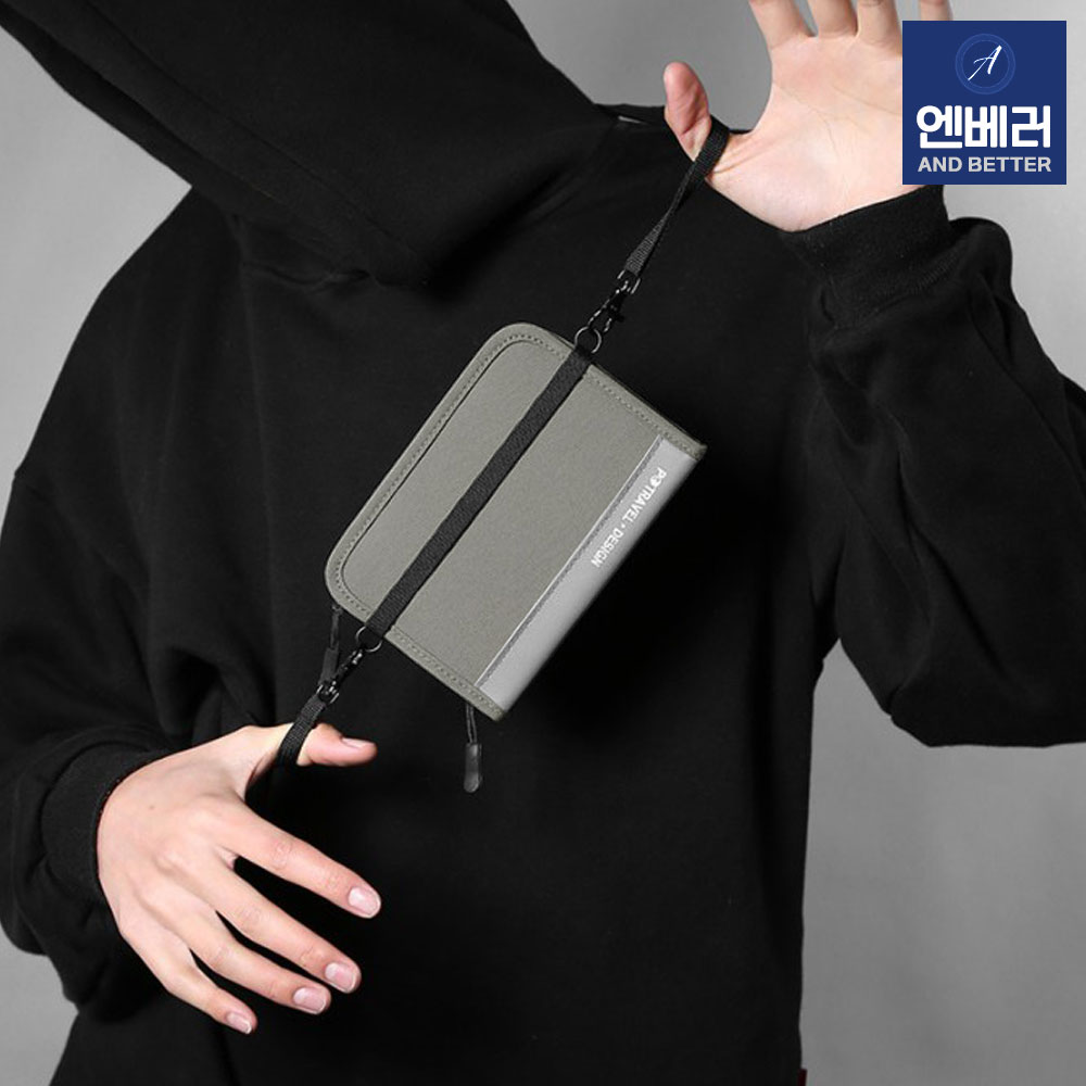 여권 가방 트래블 월렛백 여권지갑 해외여행 지갑 파우치 RFID차단 안티스키밍 해킹방지 이미지 8