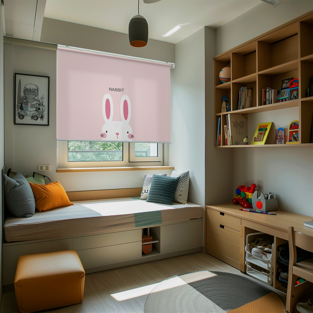 아라크네 실사롤스크린 아이방 블라인드 그림 키즈 30x30