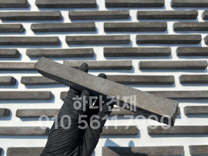 직선와편 일자와편 / 하다건재 전통담장타일 와편타일