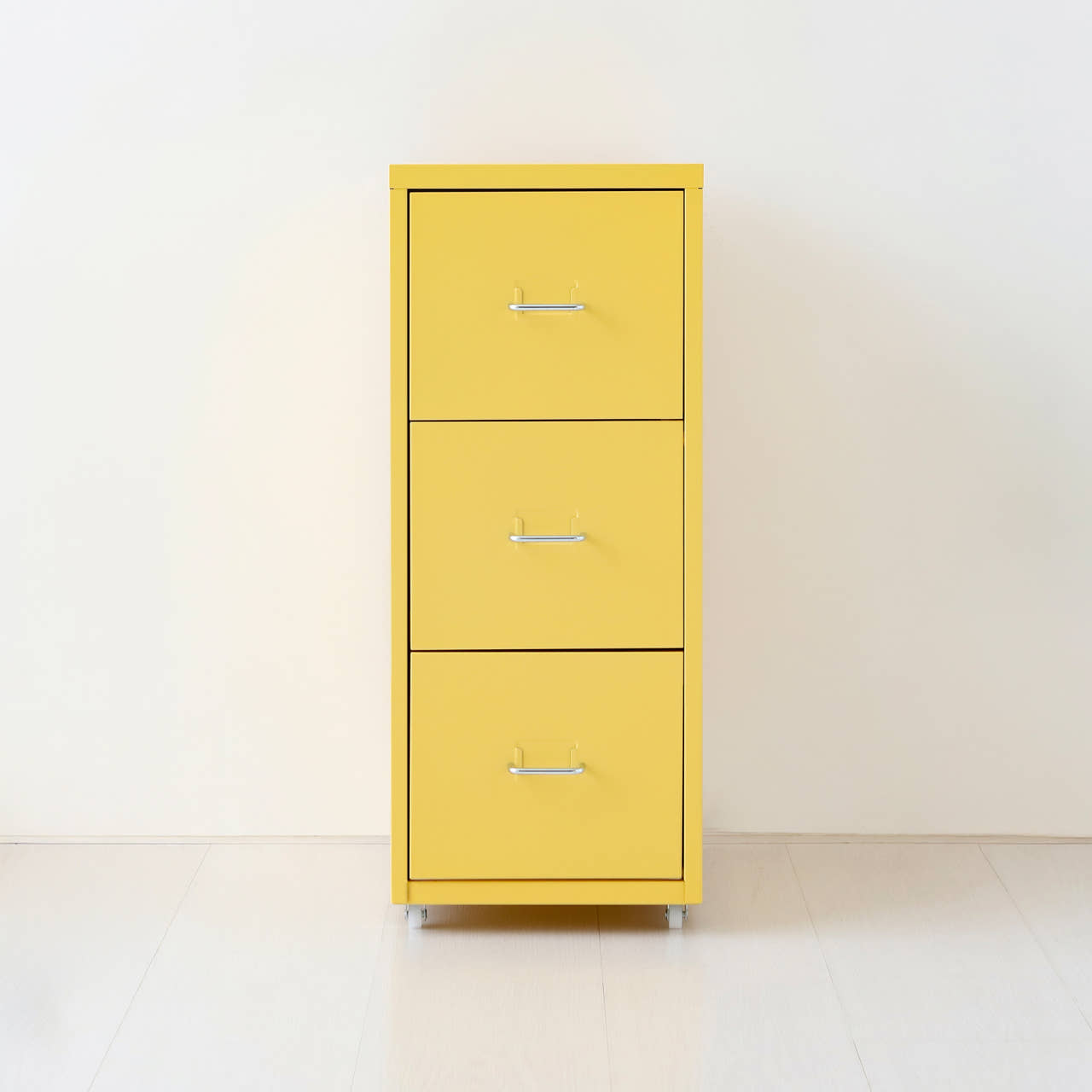 피하 서랍장 280x410x685mm, 3단, 옐로우 0001.7743 - 메인 이미지