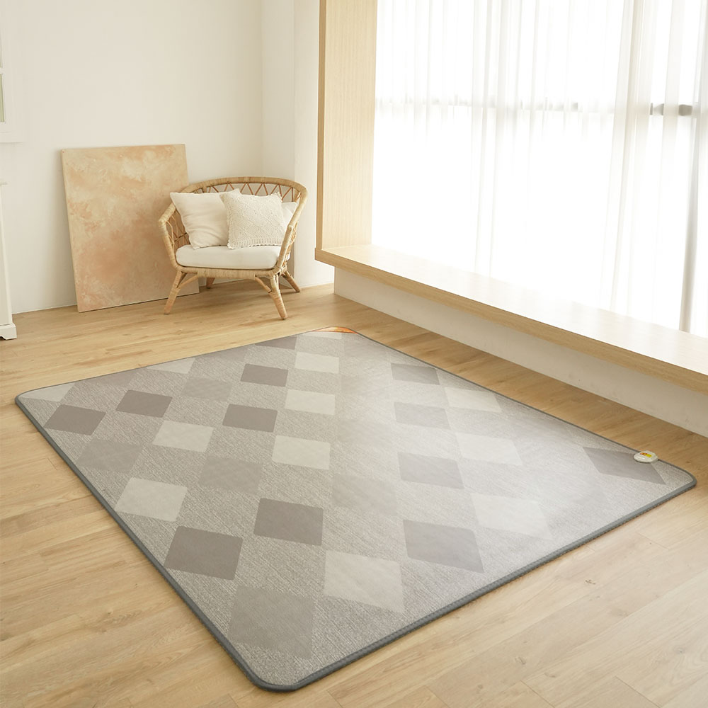 한일의료기 전기매트 모노륨 전기장판 난방 온열 거실용 바닥 1인용 소형 다이아그레이