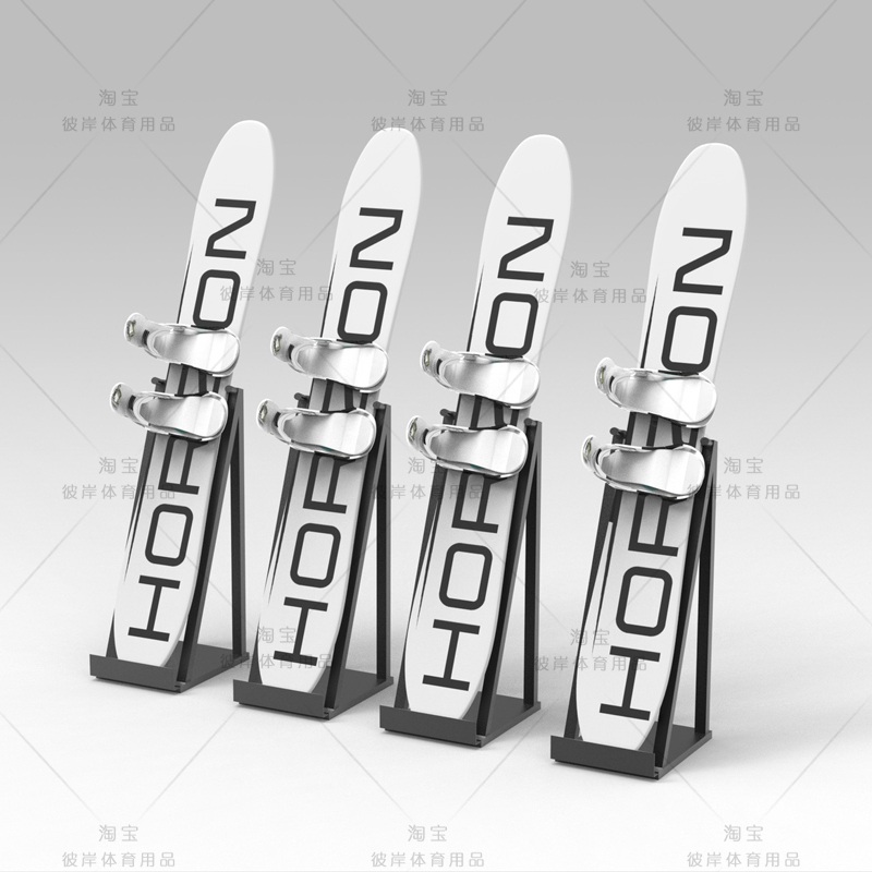 스노우보드 거치대 전시대 받침대 스탠드 보관랙 발패드 검정색(4개) - 상품 이미지