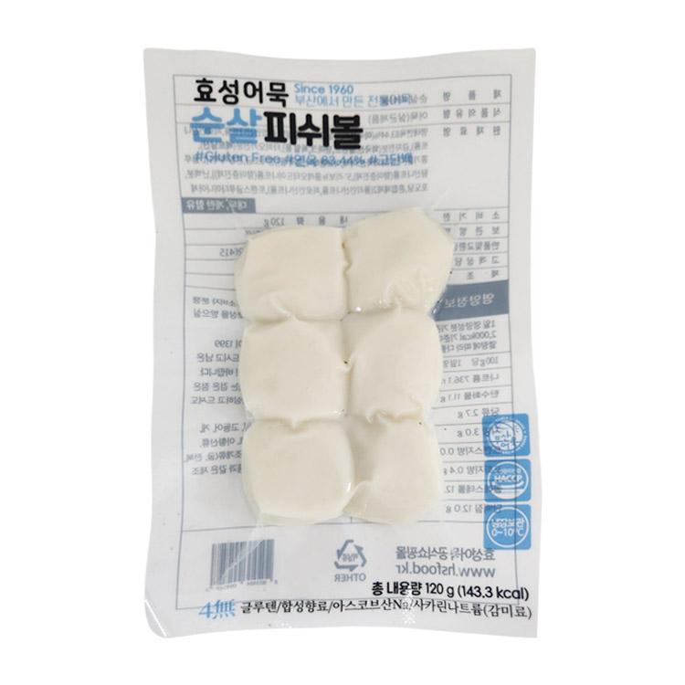 원하프] 효성어묵(순살피쉬볼) 120G/효성어묵 [고객만족 총알배송 : 원하프