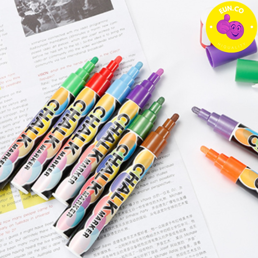 유리 낙서펜 10색 와인잔 꾸미기 병꾸미기 유리창 레터링 무독성잉크