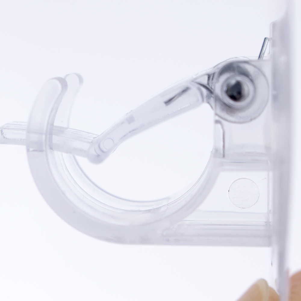 핫버튼 압축봉 고정 홀더 브라켓 무타공 커튼 걸이 접착식 봉브라켓 못없이 커튼봉