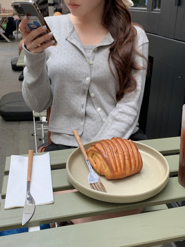 💕URBANE MADE💕 큐피드 펀칭 크롭 아일렛 가디건 세트 (3c) 상세 이미지 178