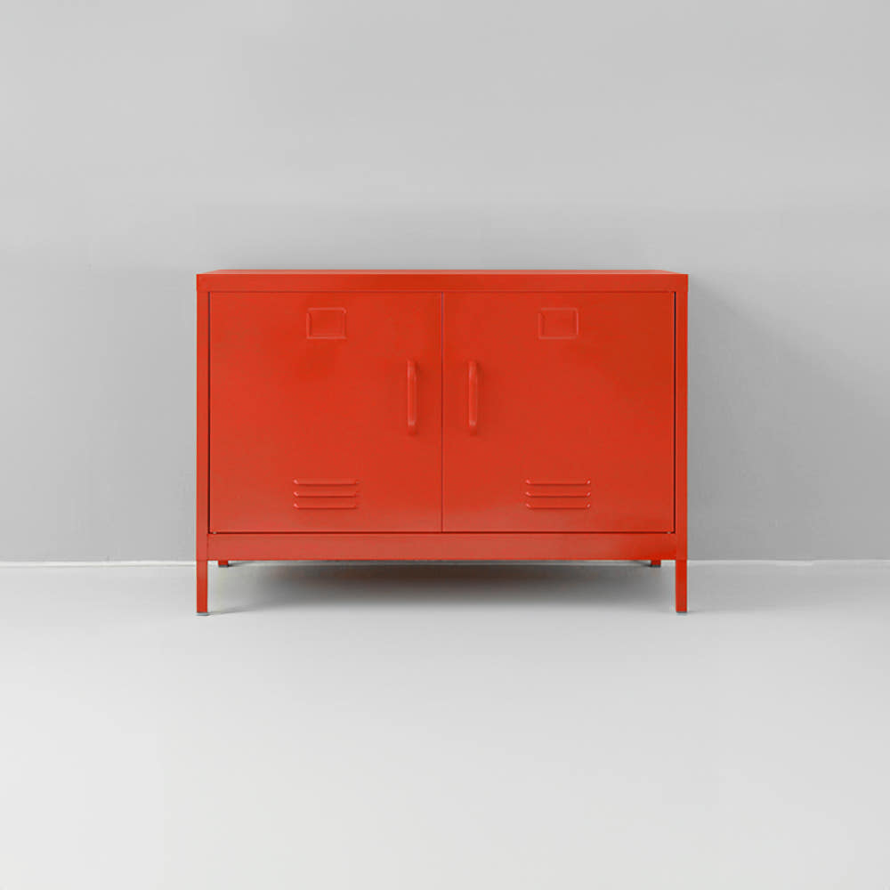 MKB 캐비넷 2문 TV스탠드 913640 913x455x640mm, 레드 9718.4446