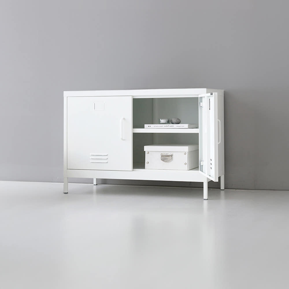 MKB 캐비넷 2문 TV스탠드 913640 913x455x640mm, 화이트 4868.2080