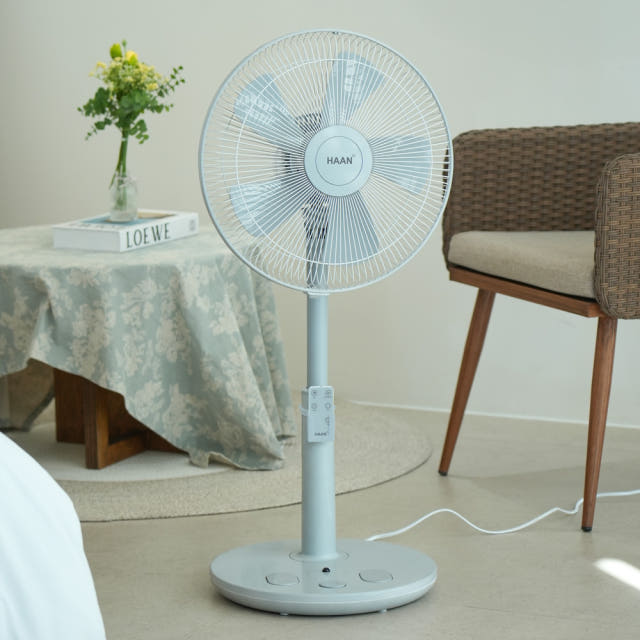 한경희 초미세풍 발터치 리모컨 선풍기 HAAN-HDC230 그레이