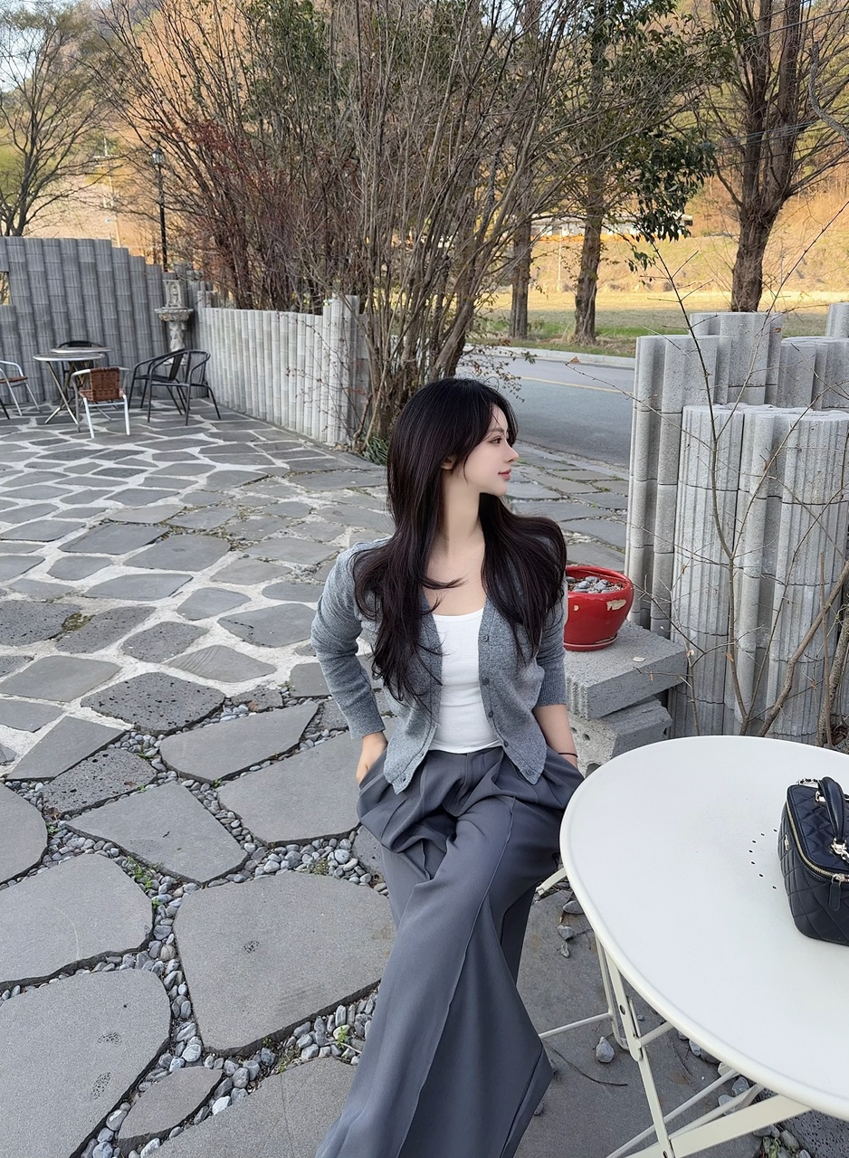 [꾸안꾸/기획가🤍]모노디 캐시미어 브이넥 기본 가디건 (5color) 상세 이미지 5
