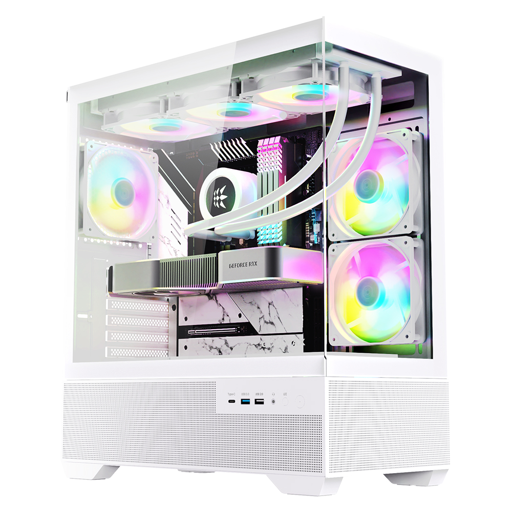 마이크로닉스 COOLMAX 멜로디 XL View 화이트