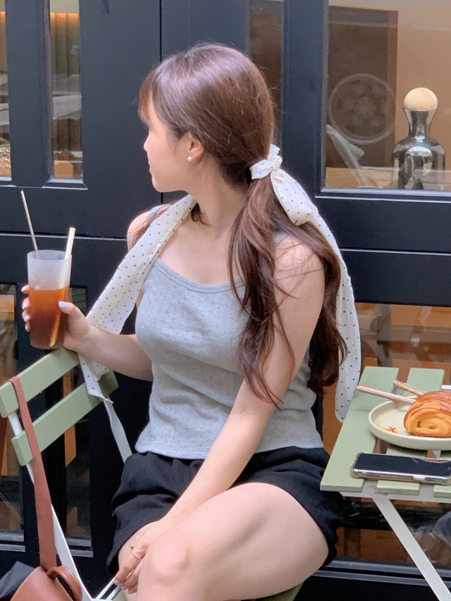 💕URBANE MADE💕 큐피드 펀칭 크롭 아일렛 가디건 세트 (3c) 상세 이미지 198