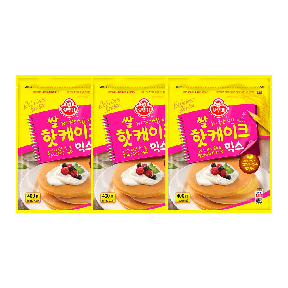 오뚜기 쌀핫케이크믹스 400g 3개 - 상품 이미지