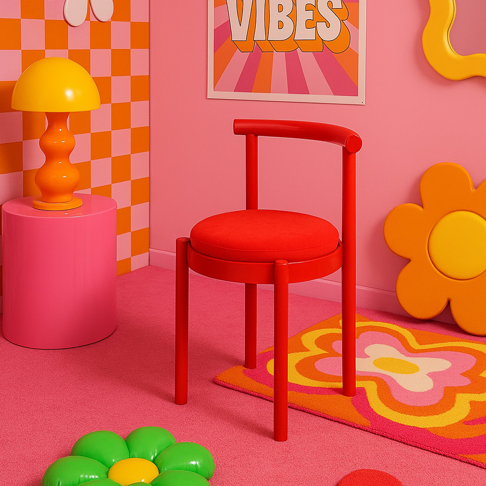 피카소 카페 다니엘엠마체어 인테리어 원목 식탁 주방의자 디자인 패브릭