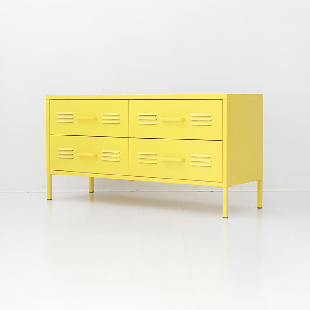 MKB 캐비넷 TV서랍장 4칸 1150590 1150x400x595mm, 레드 3933.0701