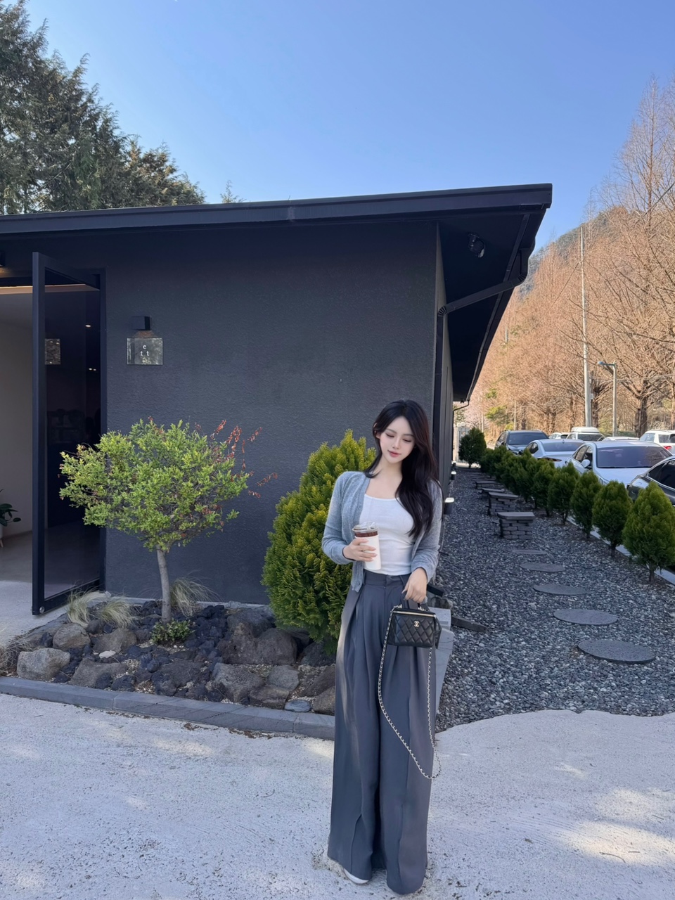 [꾸안꾸/기획가🤍]모노디 캐시미어 브이넥 기본 가디건 (5color) 상세 이미지 7