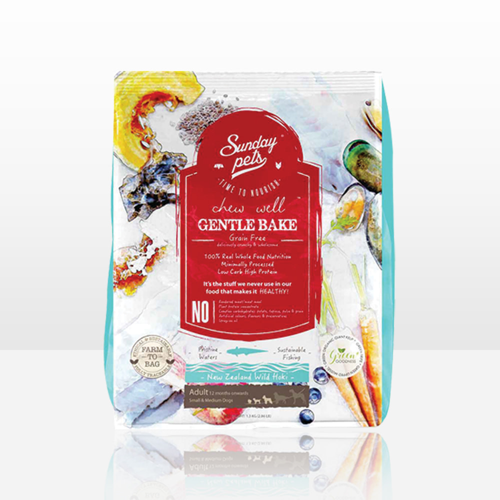 젠틀베이크 호키 1.3kg 강아지 반려견 오븐베이크 그레인프리 글루텐프리 LID 사료 (당일출고) - 상품 이미지
