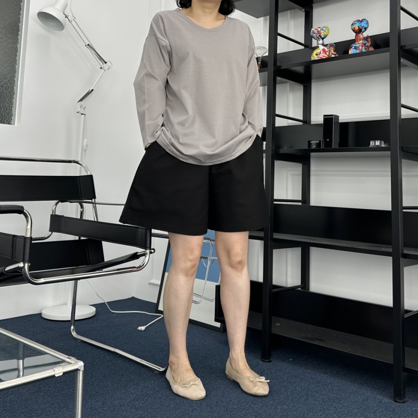 30-46 빅사이즈 자체제작 3부 밴딩 반바지 시원한 여름 린넨 면 스판 팬츠 XL 3XL